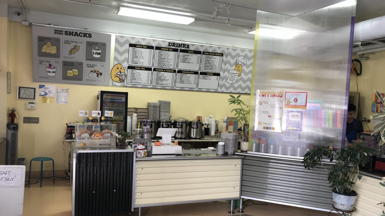 Eggettes β matcha shop interior or drinks