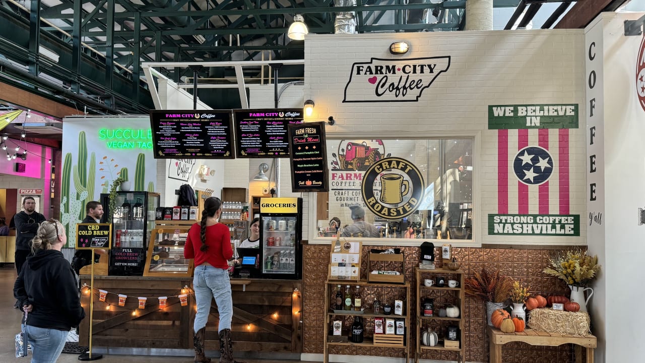 Farm City Coffee β matcha shop interior or drinks