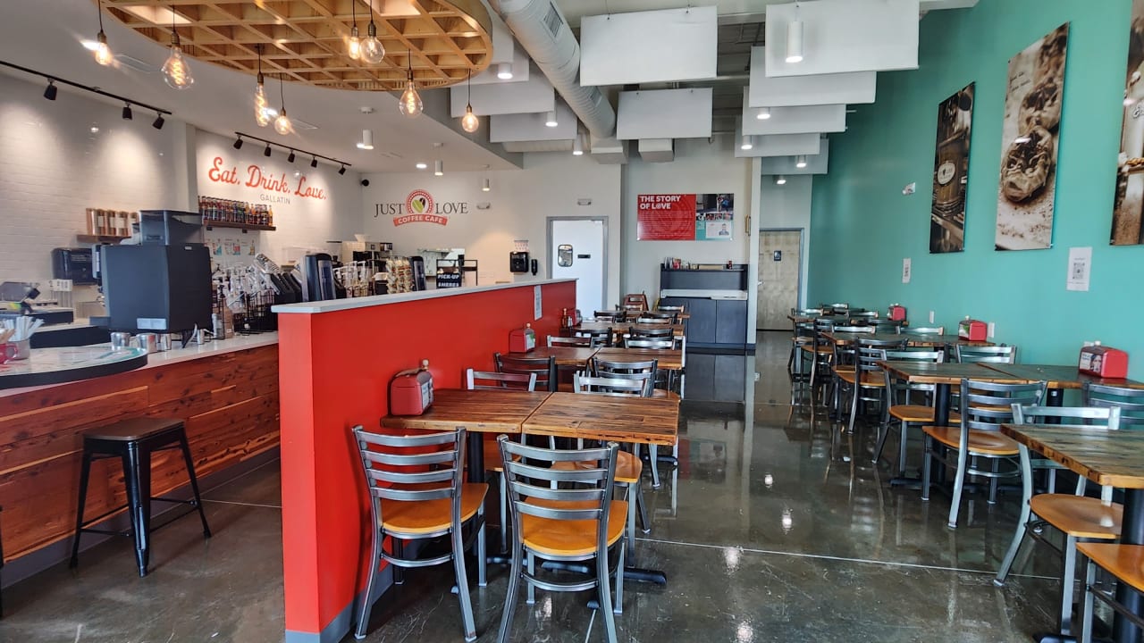 Just Love Coffee Cafe - Gallatin — matcha shop interior or drinks
