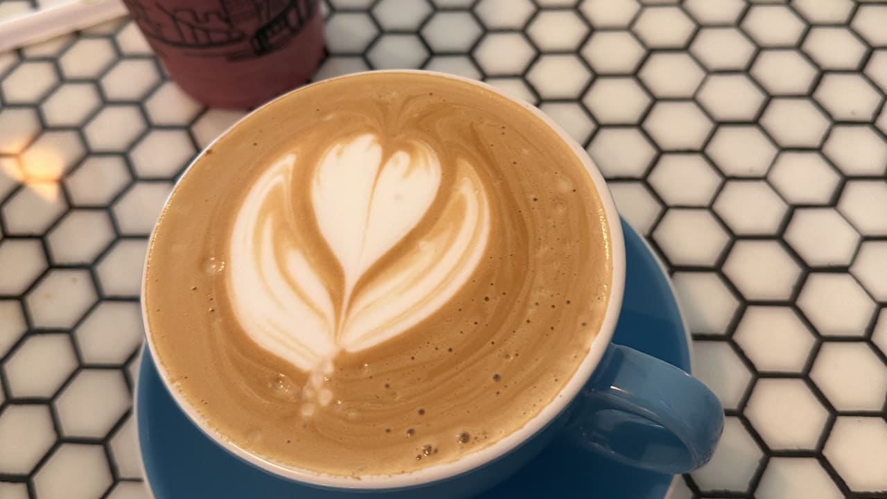 Doppio Coffee & Brunch β matcha shop interior or drinks