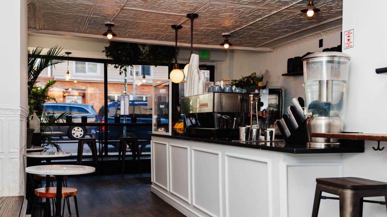 Poetica Coffee β matcha shop interior or drinks