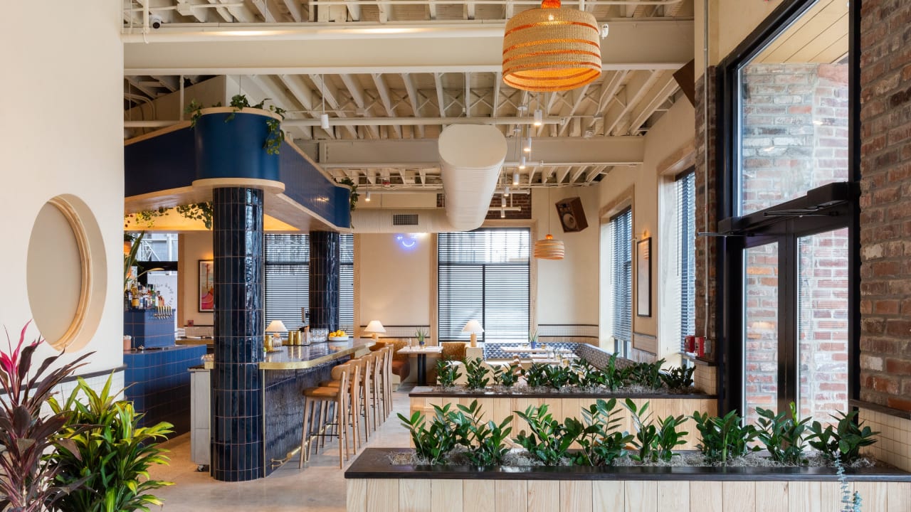 Two Hands — matcha shop interior or drinks