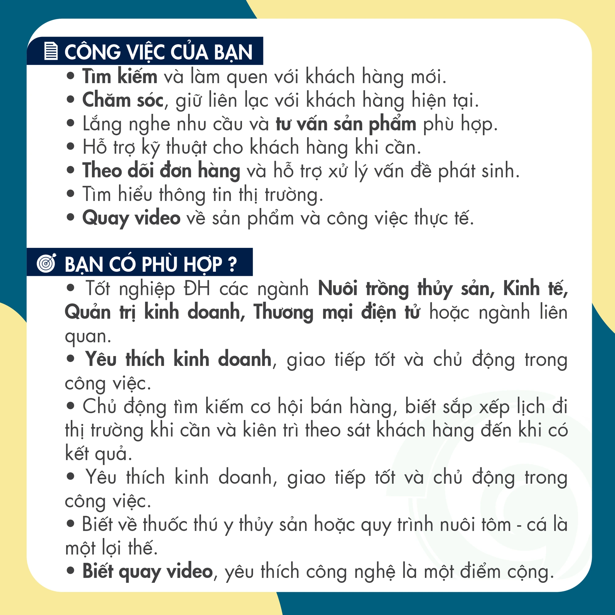 NHÂN VIÊN KINH DOANH ONLINE — poster 2
