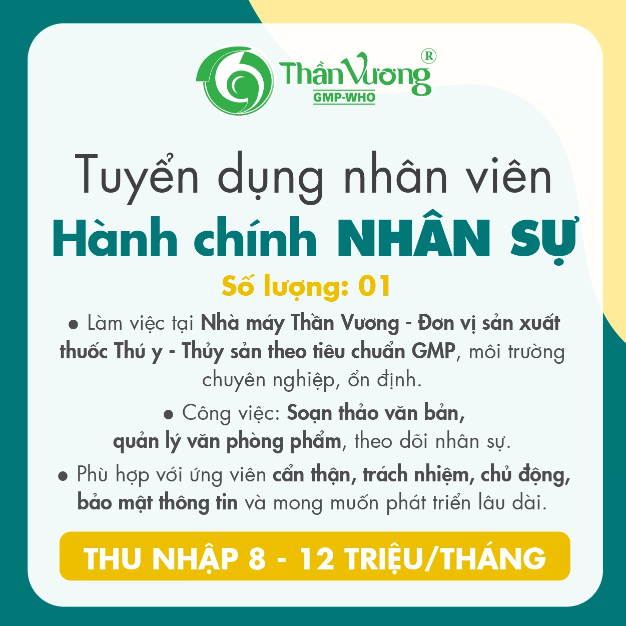 NHÂN VIÊN HÀNH CHÍNH NHÂN SỰ — poster 1