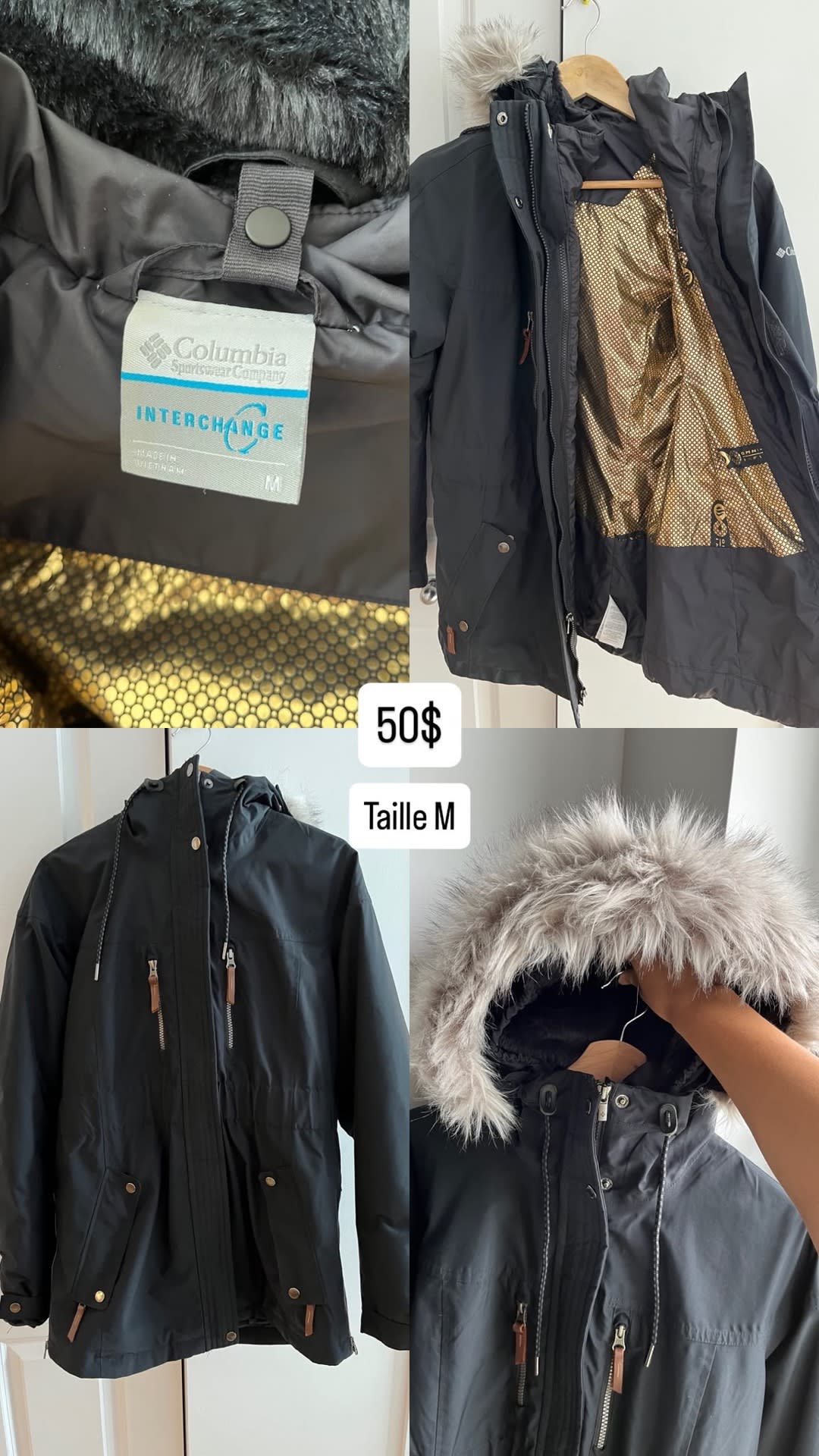 Casaco de inverno feminino
