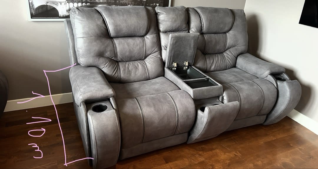 Canapé Inclinable Motorisé (pour les dimensions, ouvrir les photos) — foto 2 de 4