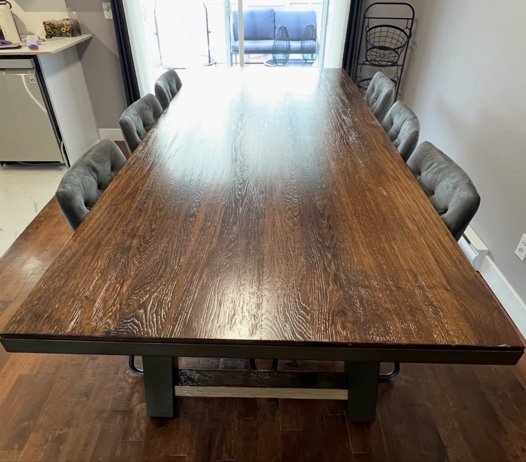 Magnifique Table en bois 110x250cm