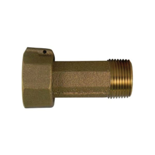 Meter Swivel x MNPT less wire seal hole