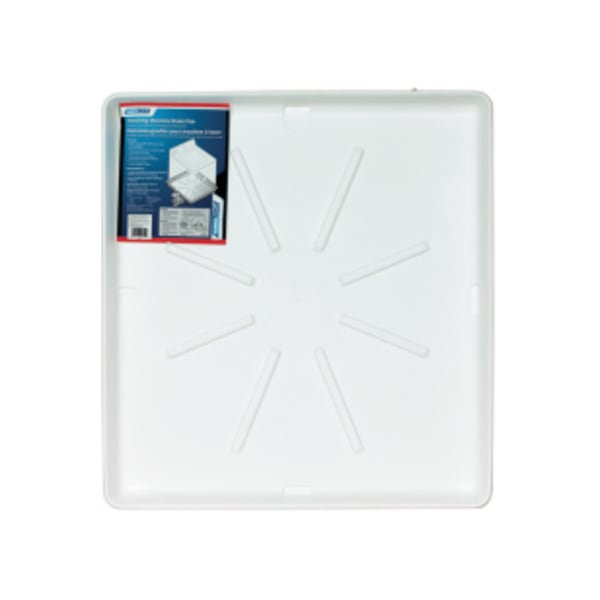 Washing Maching Drain Pan-30"x 32" OD w/PVC Fitting (E/F) 20752
