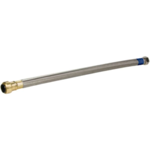 3/4" x  20" Braided Stainless Steel Water Heater Connector - Push x FIP