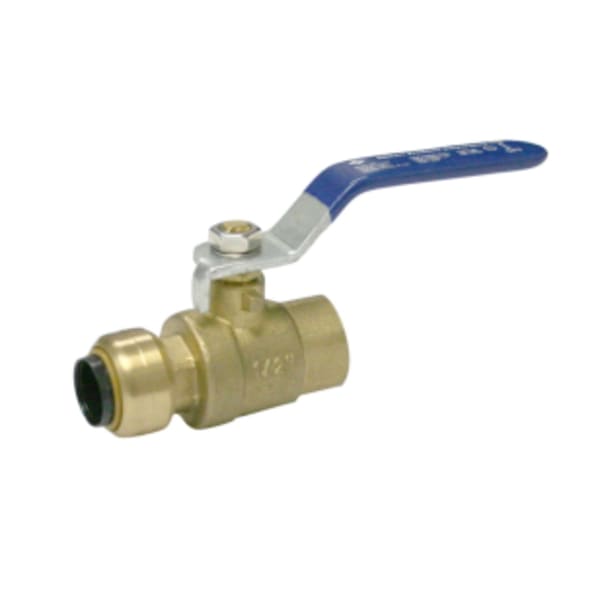 1/2" Ball Valve - Push x FIP