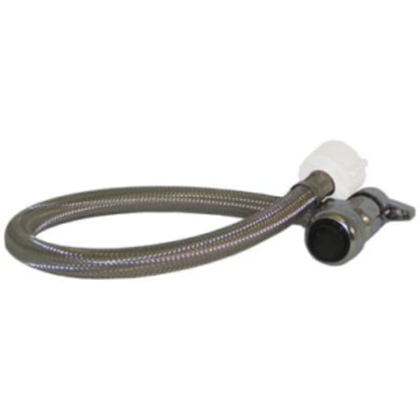 1/2" Stop with 16" Toilet Connector - Push x FIP