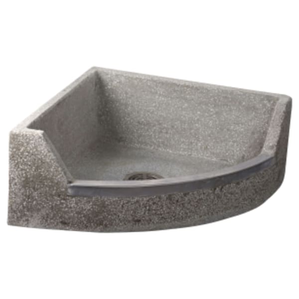 28" x 28" Stockton Terrazzo Neo Angle Mop Basin