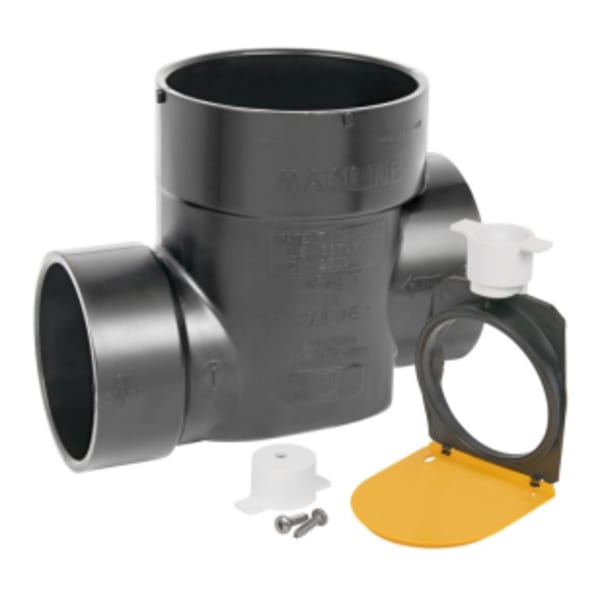 4″ ABS Backwater Valve Body + (Normally Open) Cassette
