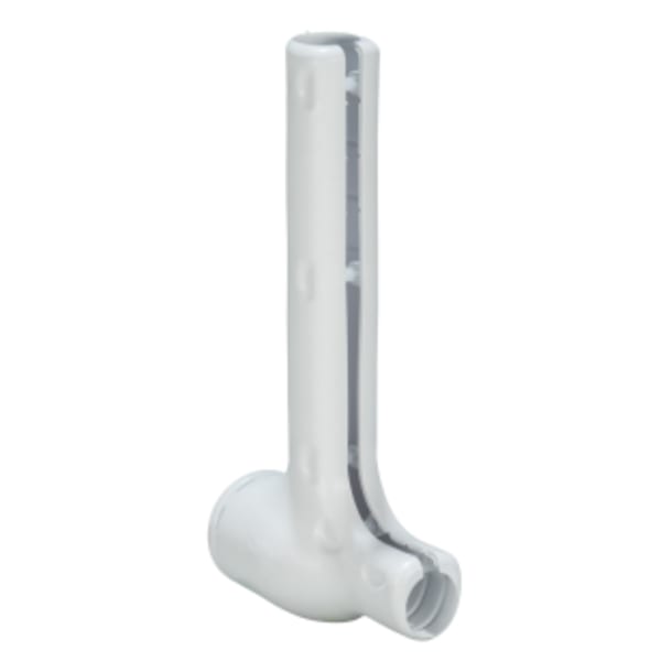 Truebro 82192 Lav Guard 2 100 Series Undersink Piping Cover with Angle Valve and Supply Cover, For Tubular P-Traps, China White
