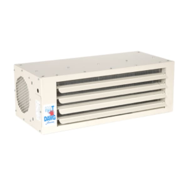 30000 Btu HOT  DAWG™ H2O LOW PROFILE  HOT WATER UNIT HEATER (MODEL HHD) for a 1 to 1-1/2 Car Garage