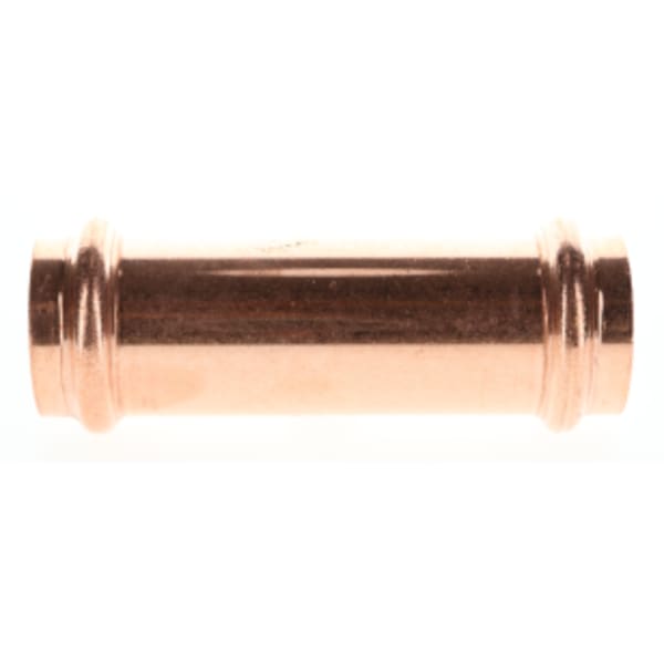 1" Copper Press Fittings - Extension Coupling - No Stop P x P