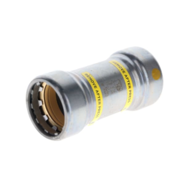 3/4" Carbon Steel Press Fittings - Gas - Extension Coupling - No Stop P x P