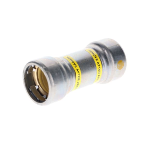 1/2" Carbon Steel Press Fittings - Gas - Extension Coupling - No Stop P x P
