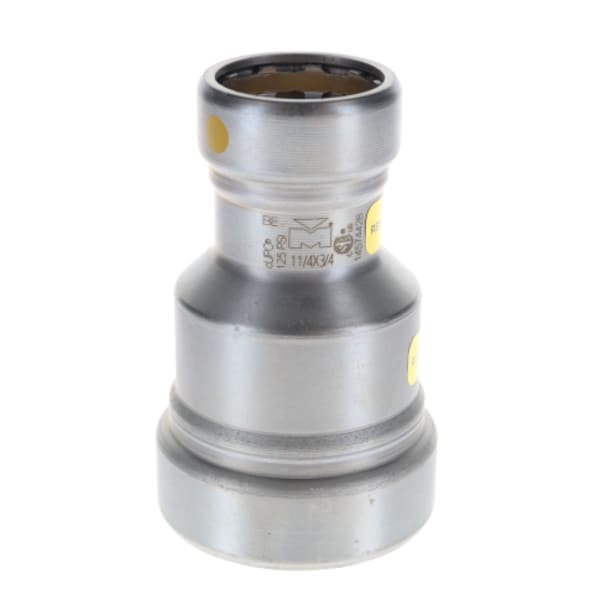 1-1/4" x 3/4" Carbon Steel Press Fittings - Gas - Coupling P x P