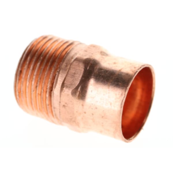 3/4" x 1/2" Copper Sweat Fittings - Male Adapter C x MPT