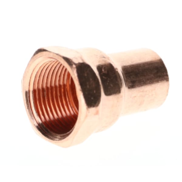 1" Copper Sweat Fittings - Fitting Female Adapter Ftg x FPT