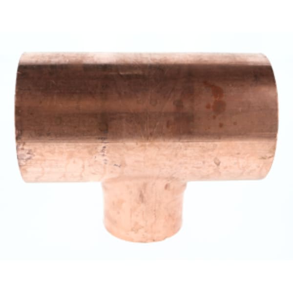 1-1/2" x 1-1/2" x 1" Copper Sweat Fittings - Tee C x C x C