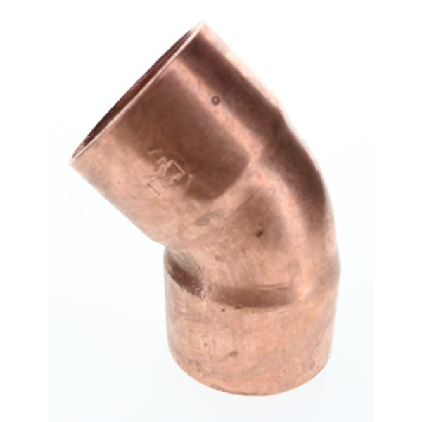 2-1/2" Copper Sweat Fittings - 45 Degree Elbow C x C