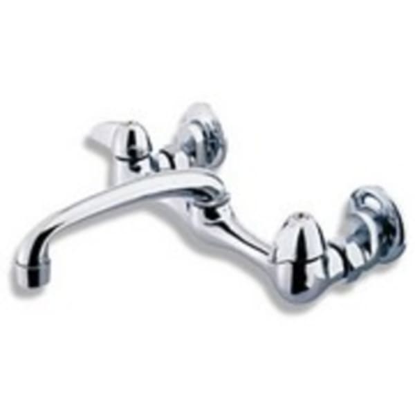 CL-308C Two Handle Wallmount Kitchen Faucet - Chrome