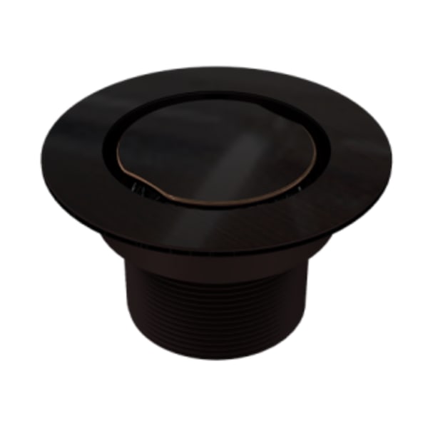 Serenity 4" Flat Round Venetian Bronze Shower Drain Trim Top for Tile Base 2" Outlet