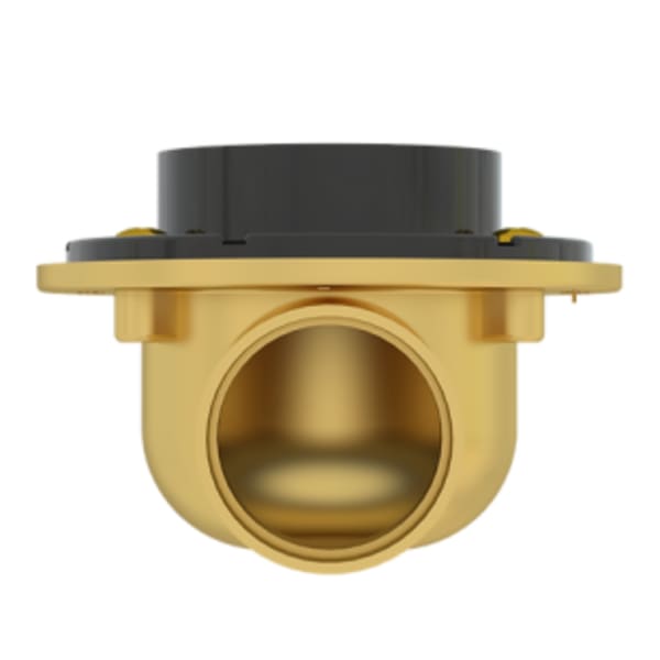 Serenity 2" Brass Side Discharge Shower Drain Underbody for Tile Base