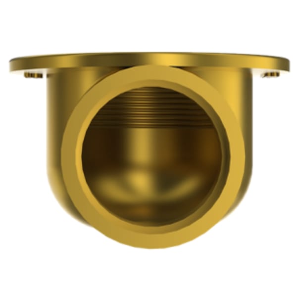 Serenity 2" Brass Side Discharge Shower Drain Underbody for Molded Base