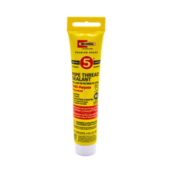 No.5 25790 Pipe Thread Sealant, Soft Setting, Slow Drying, 1 3/4 oz