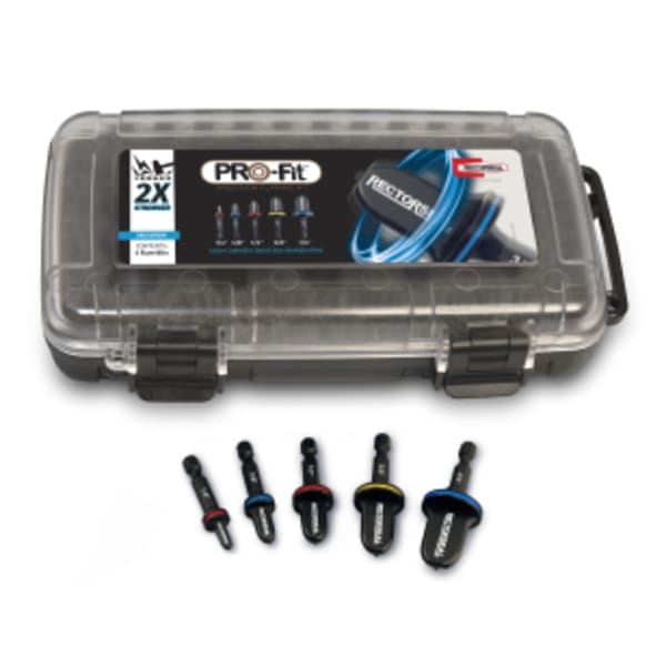 Pro-Fit 87001 Flaring Kit, Quick Flaring, HVAC, 5 Bits- 1/4"-3/4"