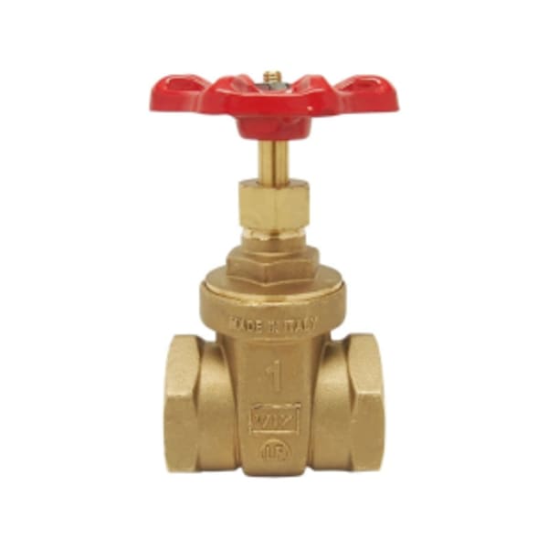 1" - (FIP x FIP) 206AB Brass Gate Valve - Lead Free