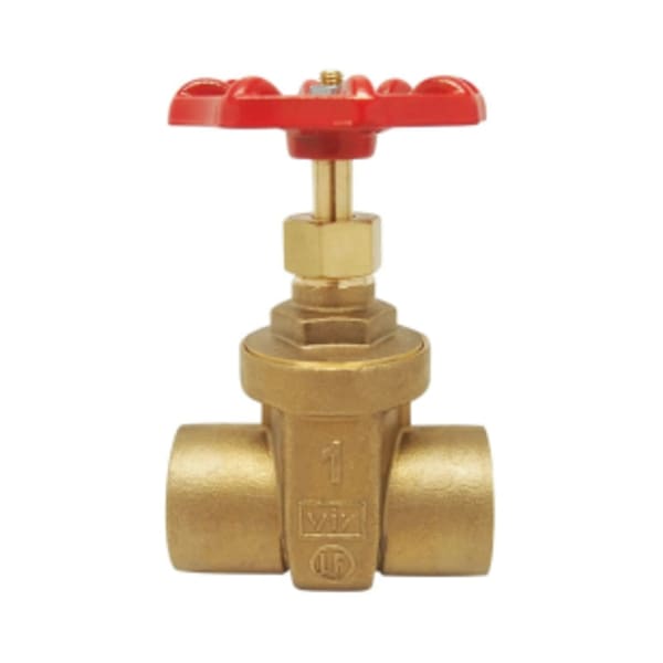 2" - (SWT x SWT) 207AB Brass Gates Valve - Lead Free