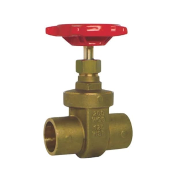 1-1/4" - (SWT x SWT) 207F Brass Gates Valve