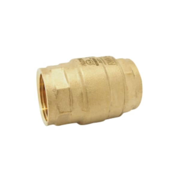 1-1/4" - (FIP x FIP) 232AB Brass In-line Check Valve - Lead Free
