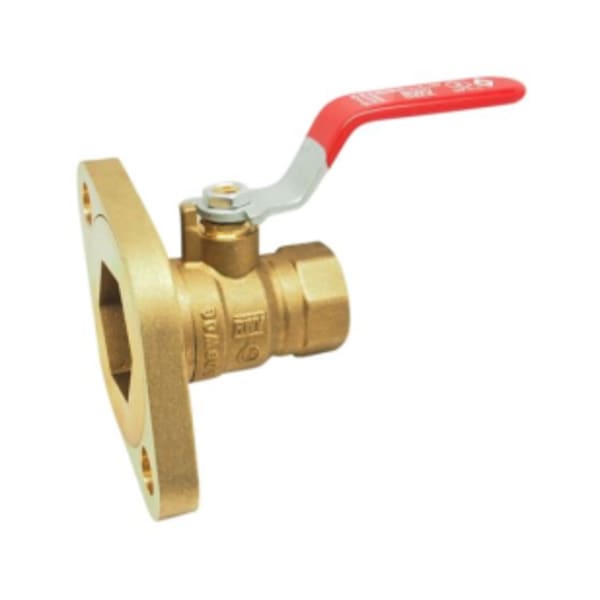 1-1/2" - (FIP x 2-Bolt) 2417AB Brass Isolation Pump Flange - Lead Free