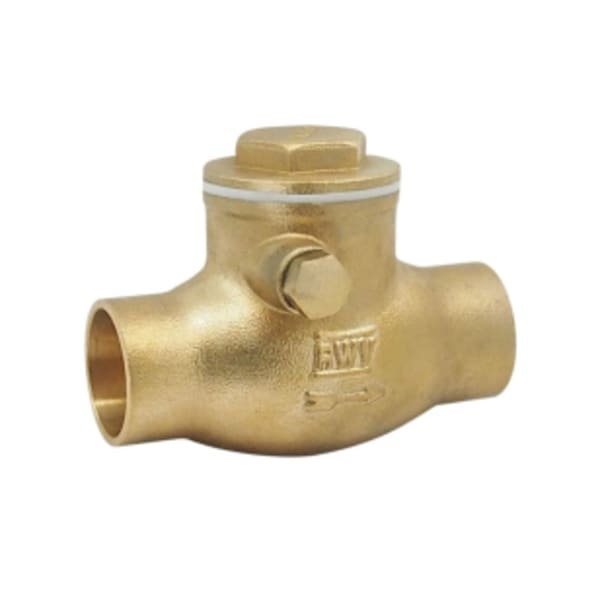 4" - (SWT x SWT) 247AB Brass Swing Check Valve - Lead Free
