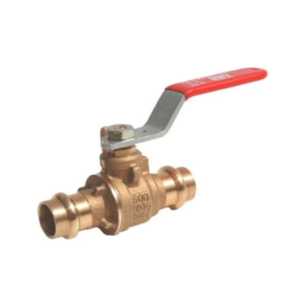 2" - (Press x Press) 5020 Bronze EzPress Full Port Ball Valve - Lead Free
