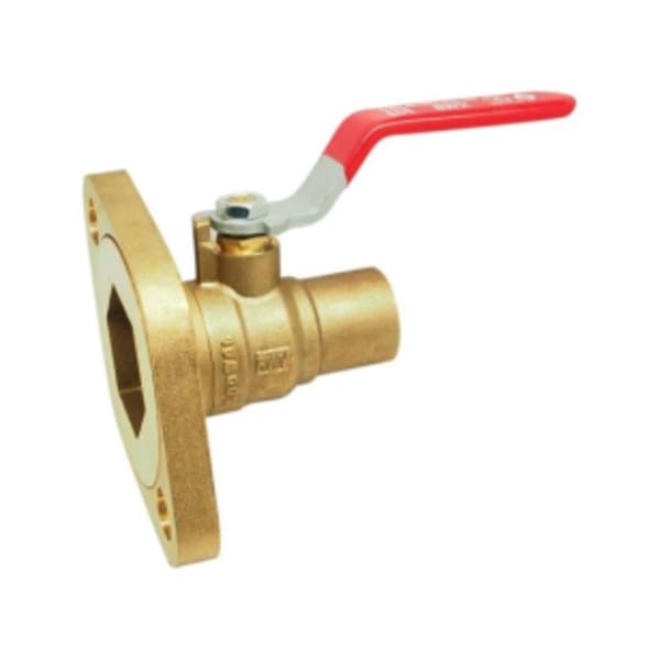 1-1/4" - (SWT x 2-Bolt) 2419 AB Brass Isolation Pump Flange - Lead Free