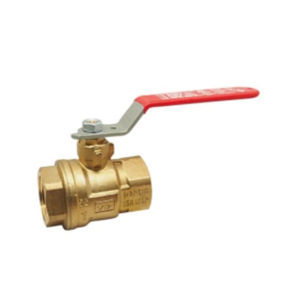 1/4" - (FIP x FIP) 5044AB Brass Full Port Ball Valve - Lead Free Brass