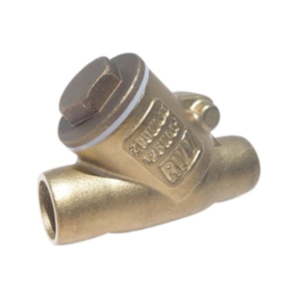 1" - (SWT x SWT) 237AB Brass Swing Check Valve - Lead Free