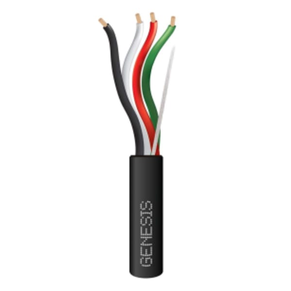 14/4 Stranded THHN 600V Wire 50' Black