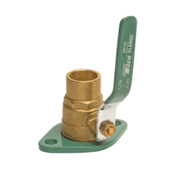 Freedom Flange Set - Brass Shut-off, Swivel w/Lever Handle, 1" Sweat, 2 bolt. Low-Lead Compliant, IAPMO Certified to NSF-372; Fits - All "00e" & "00" (not 0012), 110-113, 2400-10/20/45/50, VT2218, VR1816, and VR3452