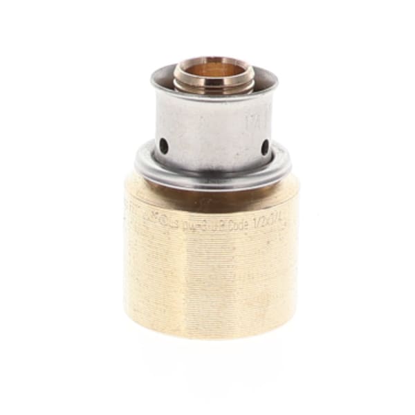 1/2" x 3/4" PEX Sweat Adapter (Press x FTG Sweat) - PureFlow® Press (Brass)
