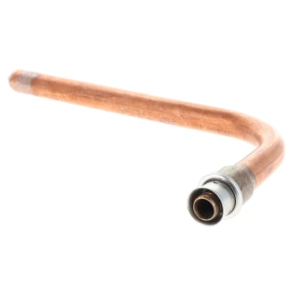 1/2" x 1/2", PureFlow Press x FTG, 160 PSI, Lead-Free, Brazed Copper, L, 90D Street Stubout