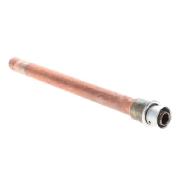 1/2" x 1/2", PEX Press x FTG, 8" L, 100/160 PSI, Lead-Free, Brazed Copper, Street Stubout