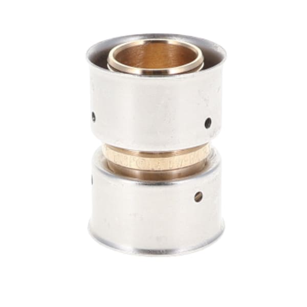 1" PEX Coupling (Press)  - PureFlow® Press (Brass)